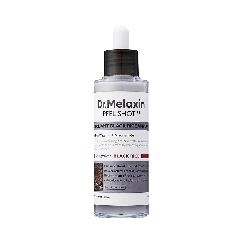 Dr. Melaxin Peel Shot Rice Exfoliating Serum Blackhead Removal Hydrating Korean Skin Care