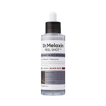 Dr. Melaxin Peel Shot Rice Exfoliating Serum Blackhead Removal Hydrating Korean Skin Care
