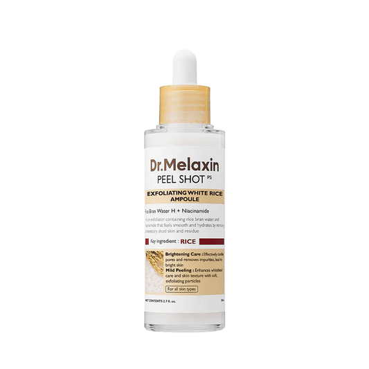 Dr. Melaxin Peel Shot Rice Exfoliating Serum Blackhead Removal Hydrating Korean Skin Care
